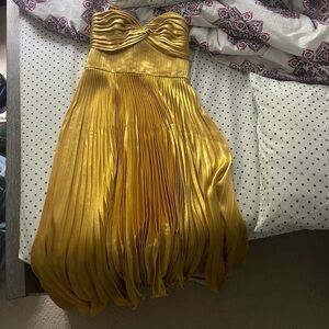 AMUR gold dress